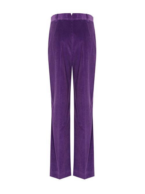 Pantalone Ordine in velluto di cotone Viola WEEKEND MAX MARA | 2525136036600026